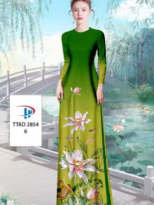 Vải Áo Dài Hoa Sen AD TTAD 2854 42