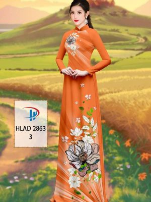 Vải Áo Dài Hoa Sen AD HLAD 2863 39