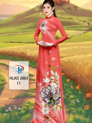 Vải Áo Dài Hoa Sen AD HLAD 2863 47