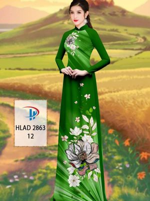Vải Áo Dài Hoa Sen AD HLAD 2863 48