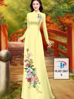 Vải Áo Dài Hoa In 3D AD HLAD 2861 26