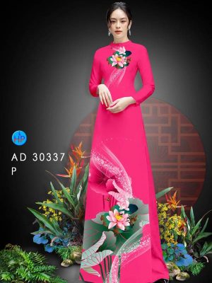 Vải Áo Dài Hoa Sen AD 30307 24