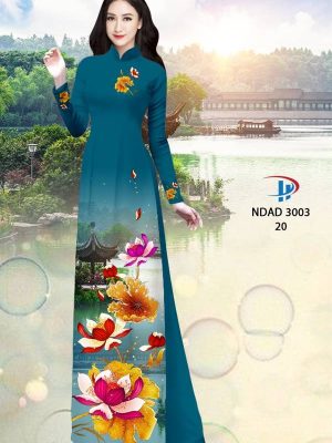 Vải Áo Dài Phong Cảnh AD NDAD 3003 36