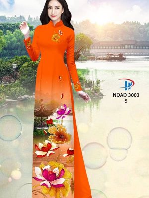 Vải Áo Dài Phong Cảnh AD NDAD 3003 46