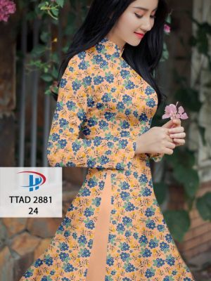 Vải Áo Dài Hoa Nhí AD TTAD 2881 42