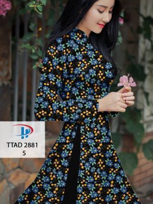 Vải Áo Dài Hoa Nhí AD TTAD 2881 48