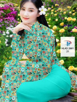 Vải Áo Dài Hoa Hồng Đều AD HLAD 2881 36