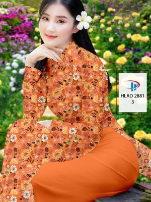 Vải Áo Dài Hoa Hồng Đều AD HLAD 2881 43