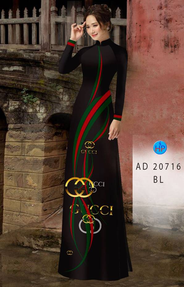 Vải Áo Dài Logo Gucci AD 20716 36