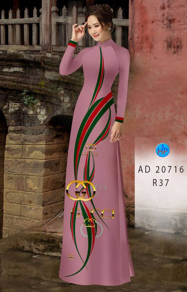 Vải Áo Dài Logo Gucci AD 20716 37