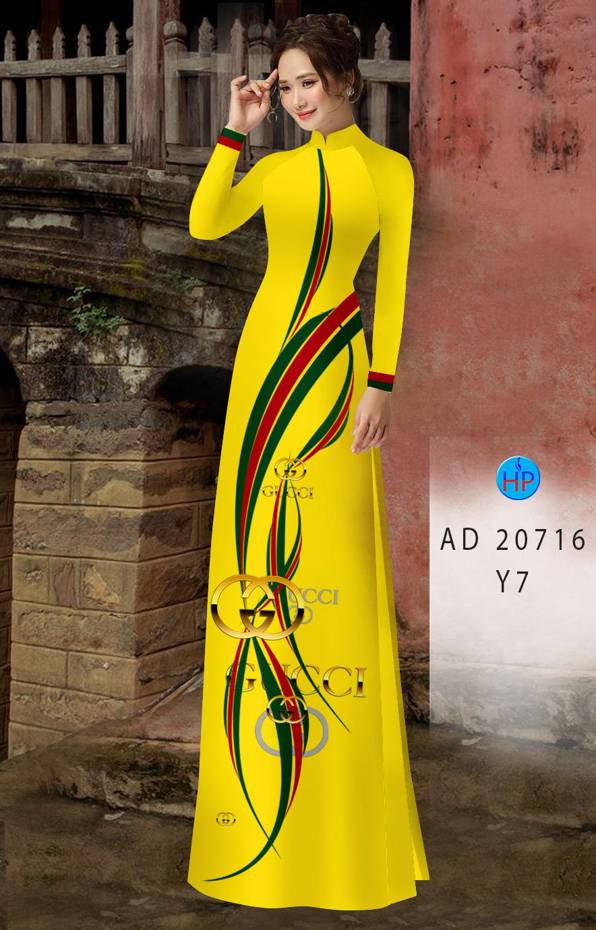 Vải Áo Dài Logo Gucci AD 20716 39