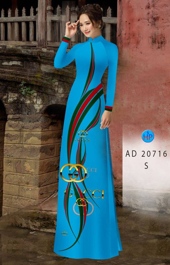Vải Áo Dài Logo Gucci AD 20716 43