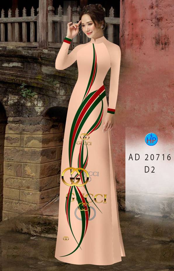 Vải Áo Dài Logo Gucci AD 20716 49