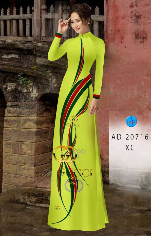 Vải Áo Dài Logo Gucci AD 20716 50