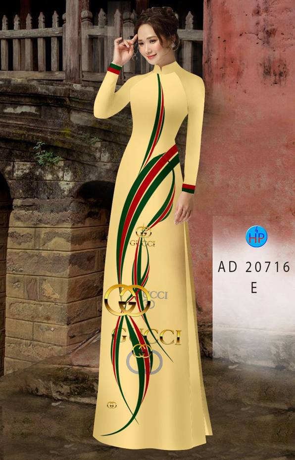 Vải Áo Dài Logo Gucci AD 20716 51