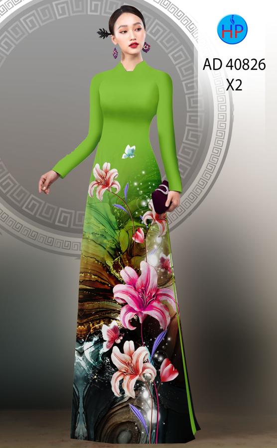 Áo Dài Hoa Ly, một trong những bộ trang phục mang tính biểu tượng của phụ nữ Việt Nam. Hãy xem hình ảnh này để khám phá vẻ đẹp tinh tế của nó. Từ sắc hoa đậm nét và quyến rũ đến dáng áo thanh lịch và sang trọng, tất cả sẽ làm cho bạn mê mẩn.
