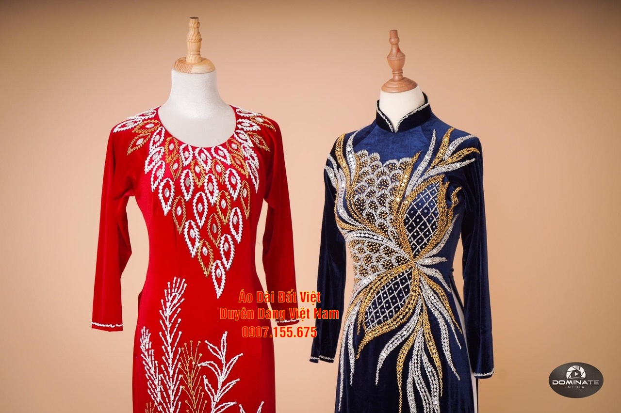 top 30 mau ao dai ngoi sui sang trong 10