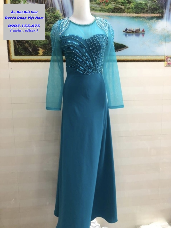 ao dai ngoi sui cao cap sang trong 13