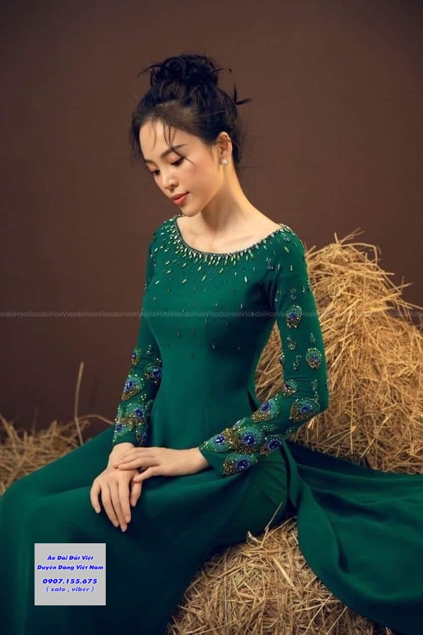 ao dai ngoi sui cao cap sang trong 145