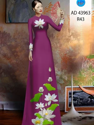 1715868945 750 vai ao dai hoa sen ad 43963