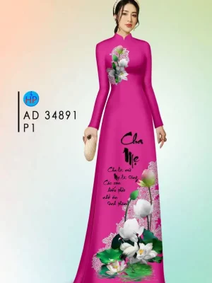 1718074225 286 vai ao dai hoa sen thu phap ad 34891