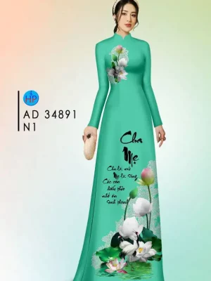 1718074226 111 vai ao dai hoa sen thu phap ad 34891