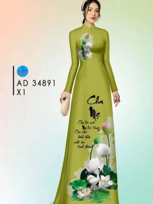 1718074227 32 vai ao dai hoa sen thu phap ad 34891