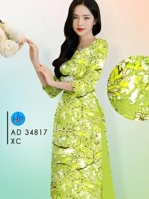 vai ao dai hoa deu ad 34817