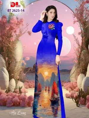 1728526985 798 vai ao dai phong canh vinh ha long ad bt2625