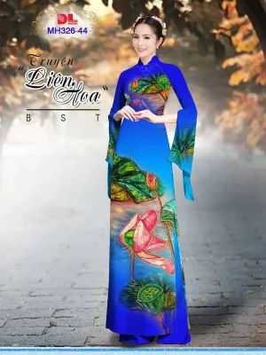 1731035504 310 vai ao dai sang trong hoa sen ad mh326