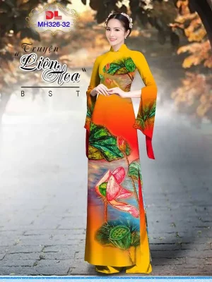 1731035504 449 vai ao dai sang trong hoa sen ad mh326