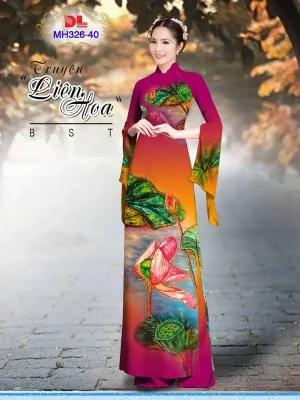 1731035504 688 vai ao dai sang trong hoa sen ad mh326