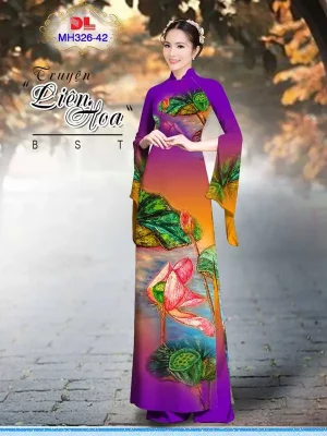 1731035505 798 vai ao dai sang trong hoa sen ad mh326