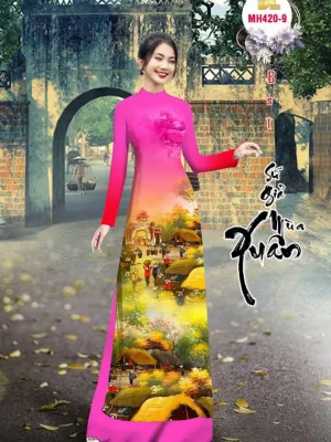 1731119222 768 vai ao dai canh lang que don tet ad mh420