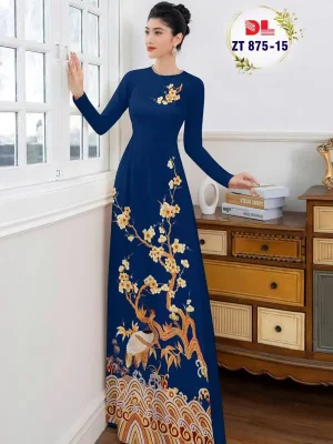 1733278530 977 vai ao dai chim hac ad zt875