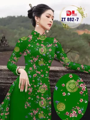 1733880970 977 vai ao dai hoa dao tet ad zt882