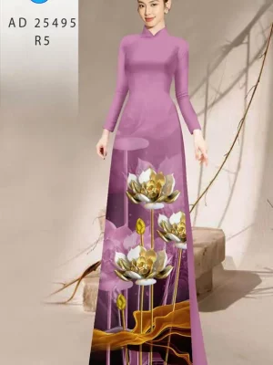 1734492930 10 vai ao dai hoa sen ad 25495