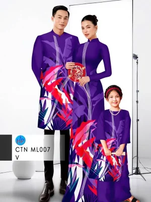 1734574114 283 vai ao dai gia dinh hoa 3d ad ctnml007