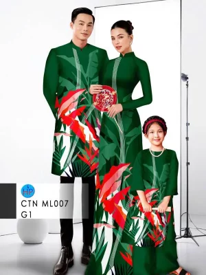 1734574115 849 vai ao dai gia dinh hoa 3d ad ctnml007