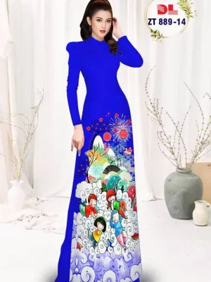 1735955209 614 vai ao dai cac be don tet ad zt889