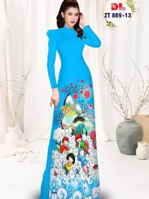 1735955209 995 vai ao dai cac be don tet ad zt889