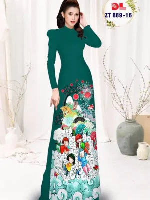 1735955210 4 vai ao dai cac be don tet ad zt889