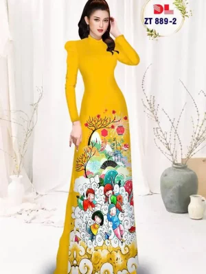 1735955211 584 vai ao dai cac be don tet ad zt889