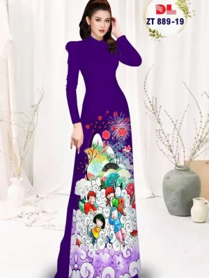 1735955211 968 vai ao dai cac be don tet ad zt889