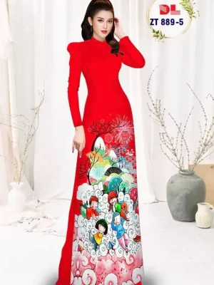 1735955212 131 vai ao dai cac be don tet ad zt889