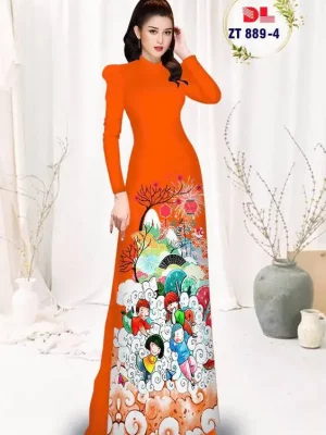 1735955212 164 vai ao dai cac be don tet ad zt889