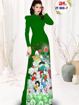 1735955212 956 vai ao dai cac be don tet ad zt889