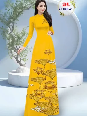 1736126845 132 vai ao dai hoa sen vang ad zt898