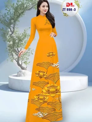 1736126845 545 vai ao dai hoa sen vang ad zt898