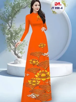 1736126845 997 vai ao dai hoa sen vang ad zt898